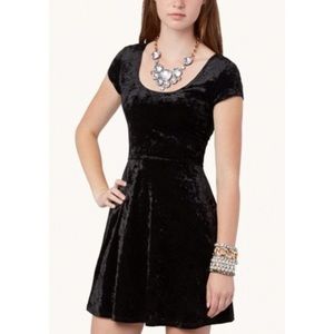 MOVING SALE - Velvet Skater Dress